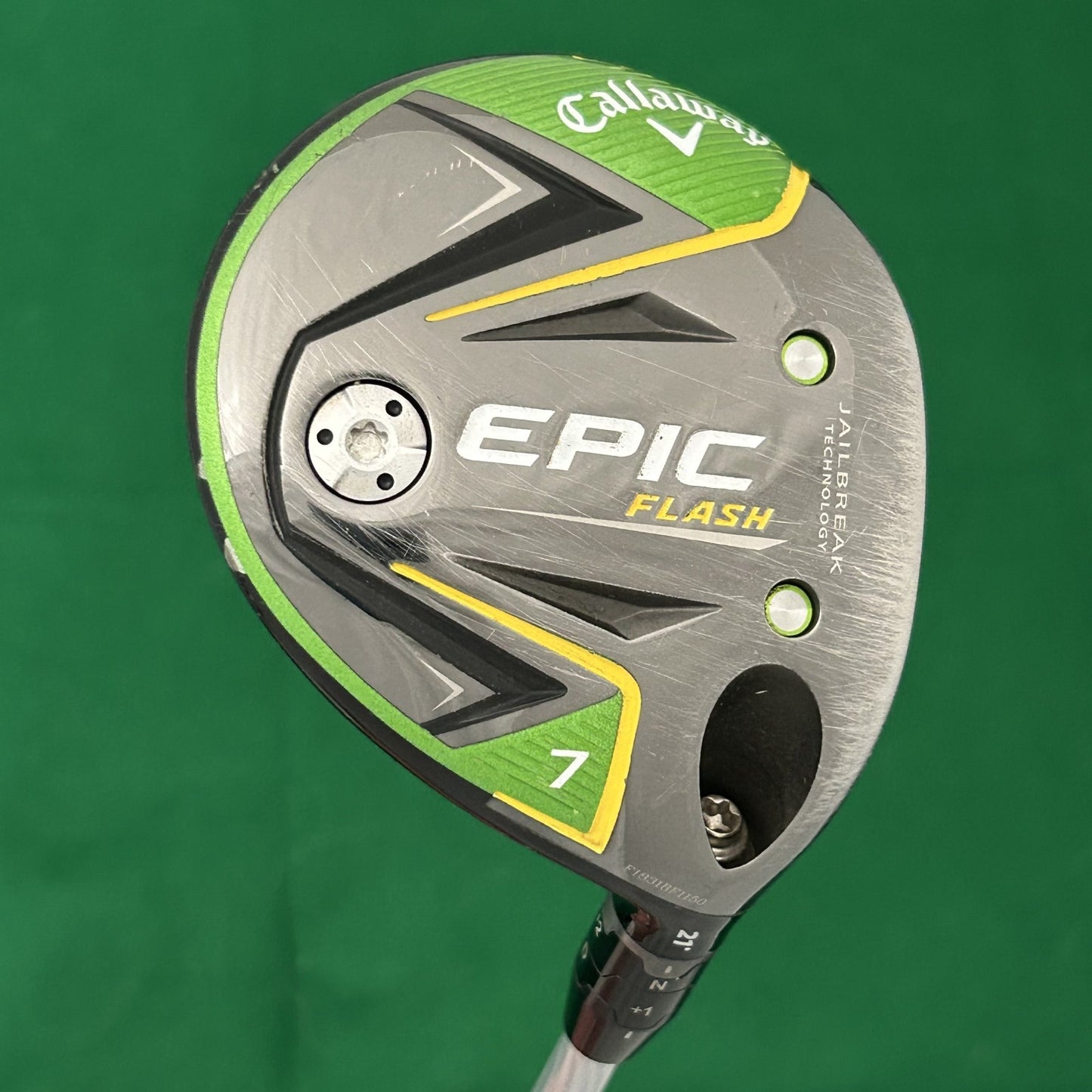 Callaway Epic Flash 7 Wood Project X EvenFlow Green 45 Senior Flex +HC