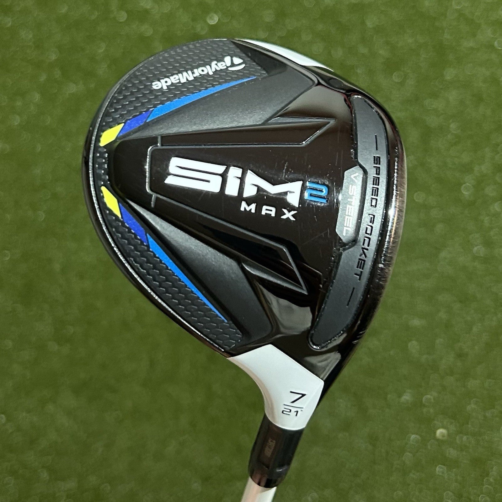 TaylorMade SIM2 Max 7 Wood Aldila Rogue Silver 70 Stiff Flex