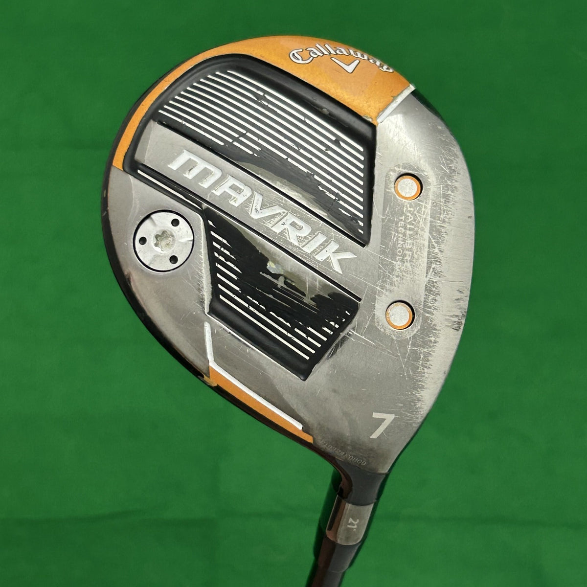 Callaway Mavrik Fairway 7 Wood UST Mamiya Helium Black 5 Senior +HC