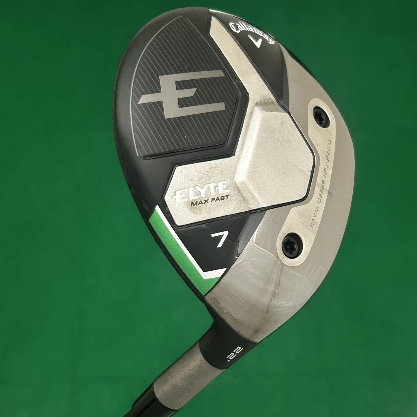 Callaway Elyte Max Fast 7 Wood Mitsubishi Vanquish PL 40 Senior Flex Shaft +HC
