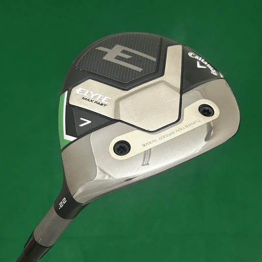 Callaway Elyte Max Fast 7 Wood Mitsubishi Vanquish PL 40 Senior Flex Shaft +HC
