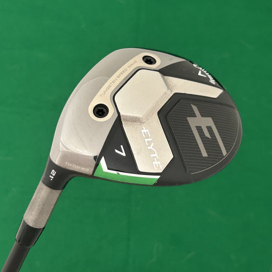 Callaway Elyte Left Handed 7 Wood Mitsubishi Tensei 1K Black 65 Stiff Flex +HC