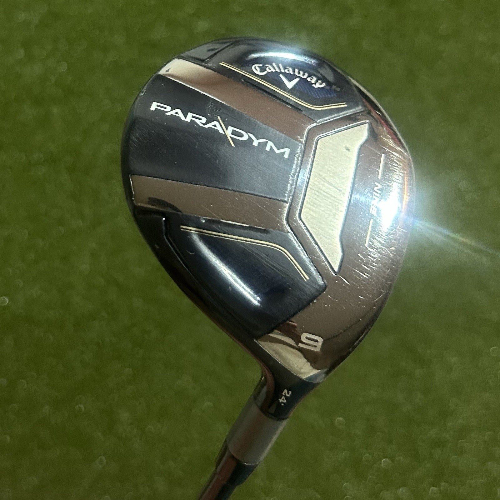 Callaway Paradym 9 Wood Mitsubishi Kai’li White 70 Stiff Flex Shaft +HC