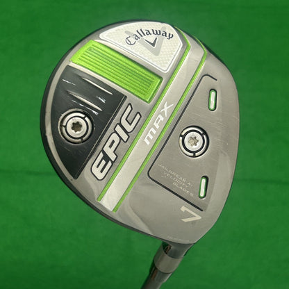 Callaway Epic Max Fairway 7 Wood Project X HZRDUS Smoke iM10 60 Stiff +HC