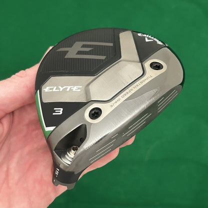 Callaway Elyte 3 Wood (15*) - Club Head & Cover Only