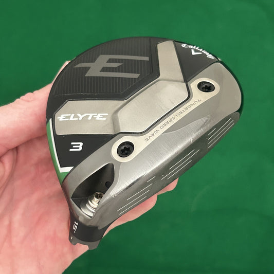 Callaway Elyte 3 Wood (15*) - Club Head & Cover Only