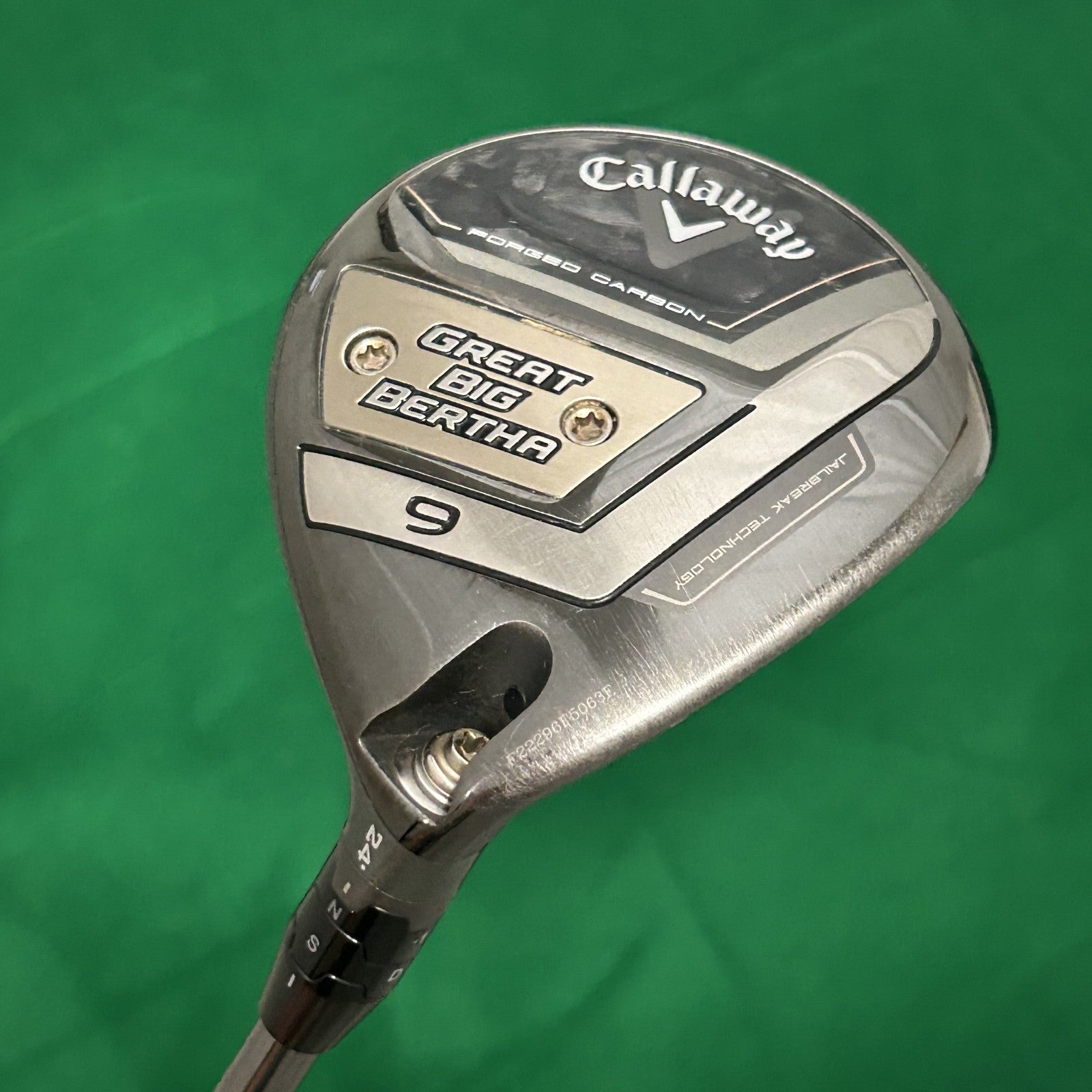 Callaway 2023 Great Big Bertha 9 Wood UST Helium 5 Nanocore Senior Flex