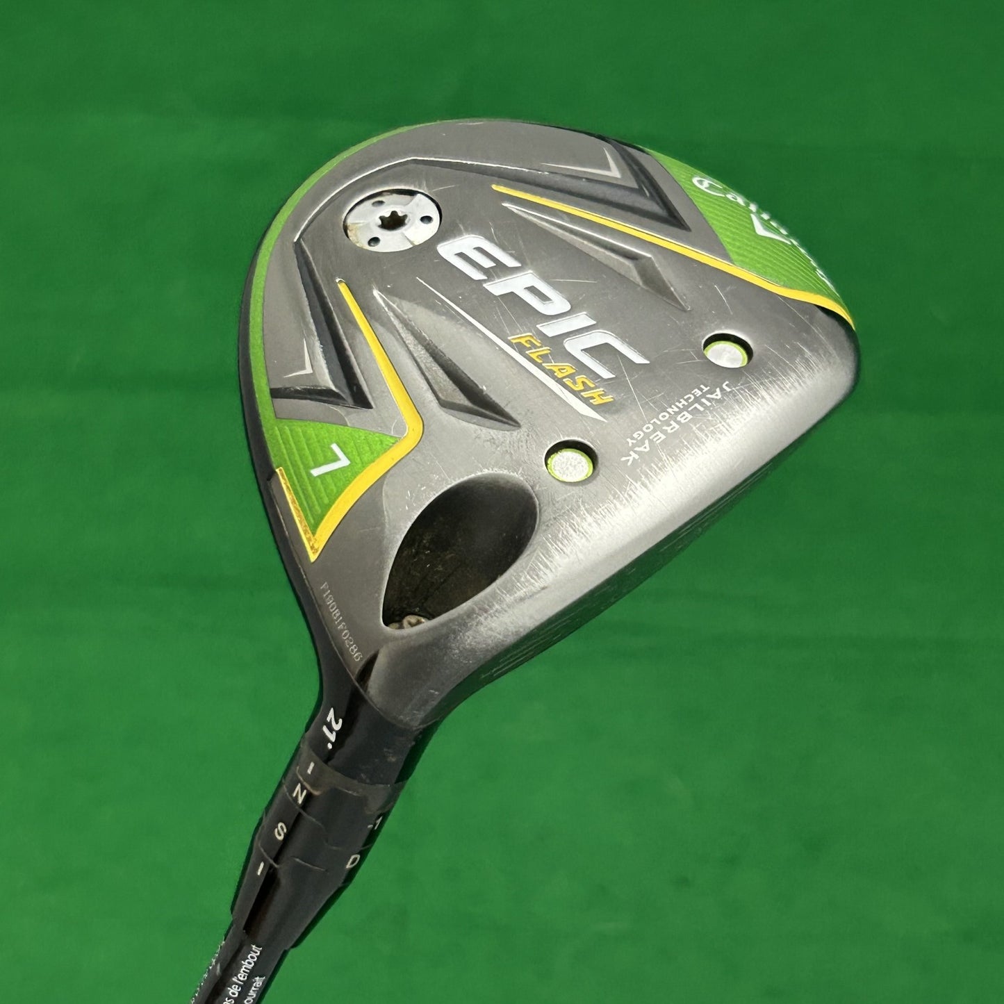 Callaway Epic Flash 7 Wood Project X EvenFlow Green 55 Senior Flex +HC