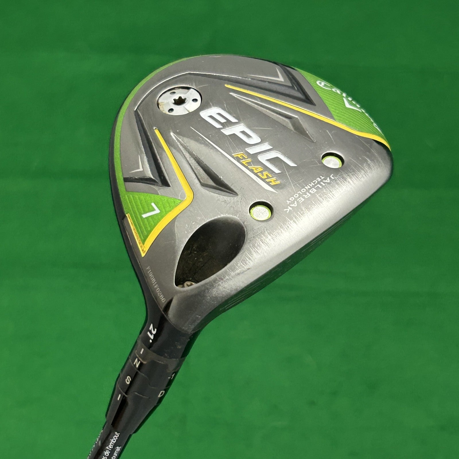 Callaway Epic Flash 7 Wood Project X EvenFlow Green 55 Senior Flex +HC