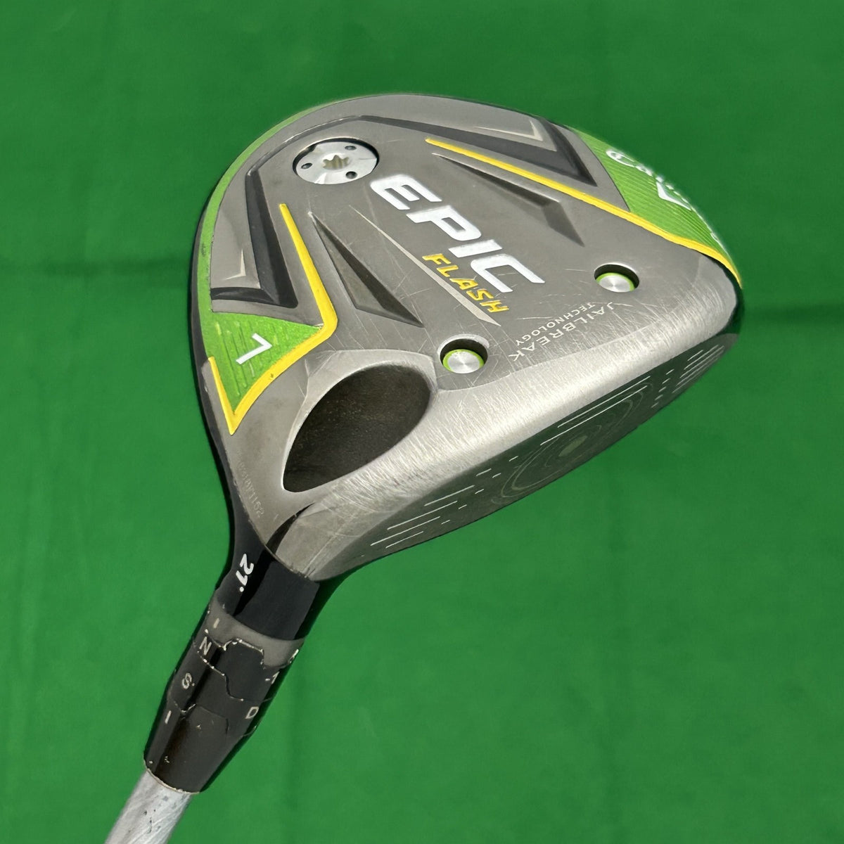 Callaway Epic Flash Fairway 7 Wood Project X EvenFlow Green 55 Regular +HC