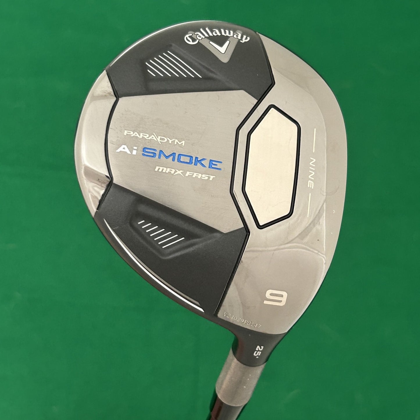 MINT Callaway AI Smoke Max Fast 9 Wood Tensei Blue/Silver Senior Flex +HC