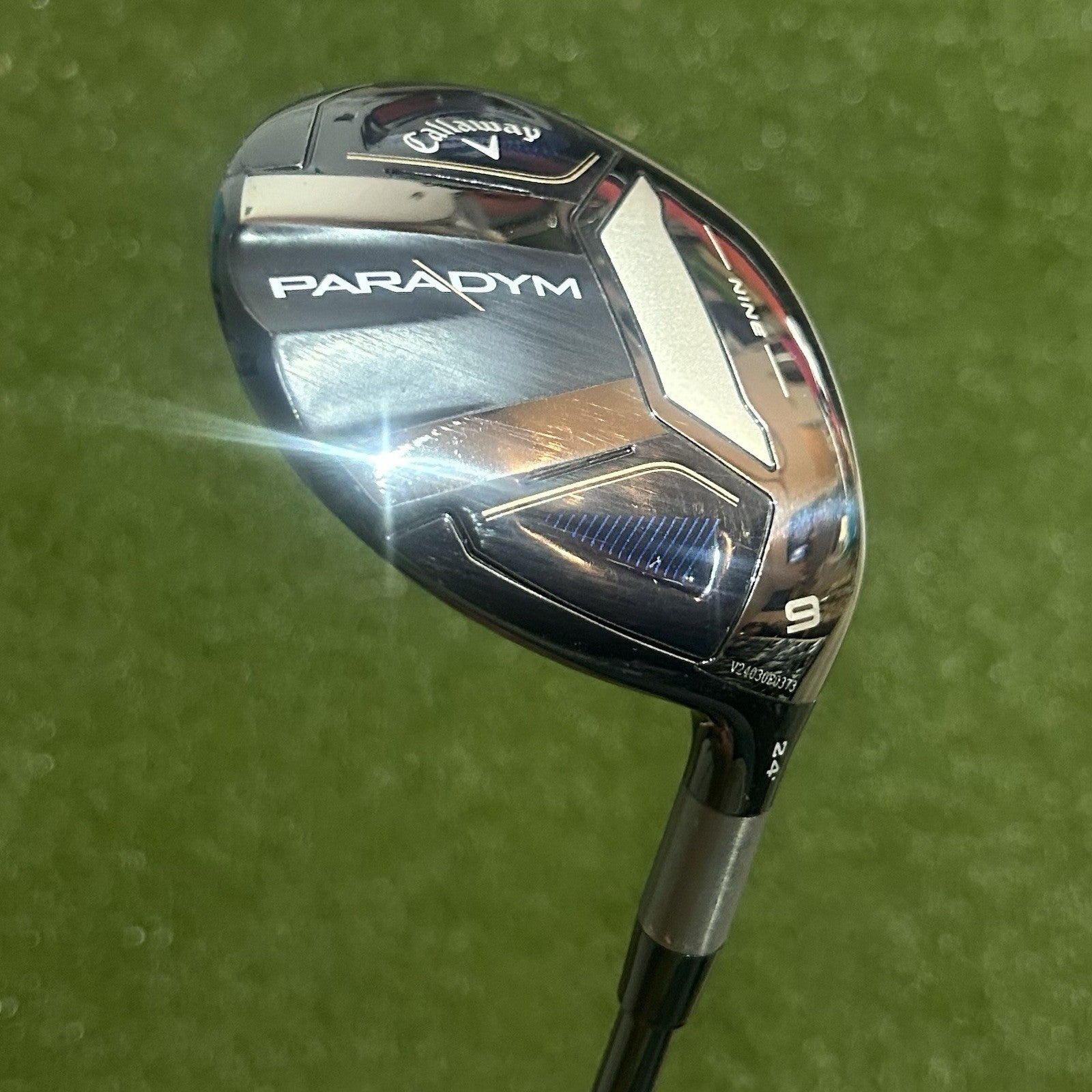 Near Mint Callaway Paradym 9 Wood Mitsubishi Tensei Blue 65 Stiff Flex Shaft +HC